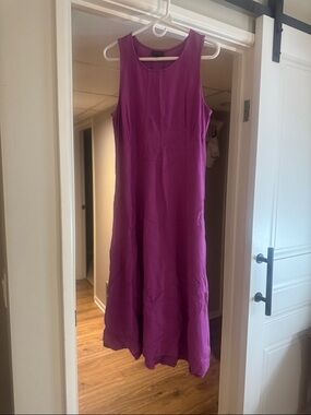 J. Jill Sleeveless Purple Maxi Dress